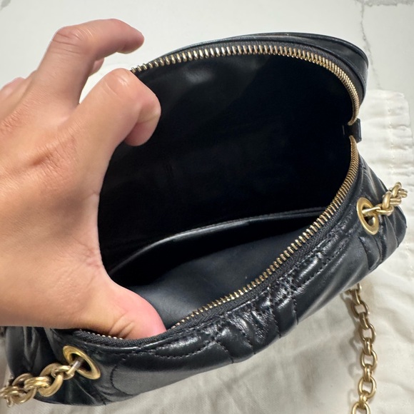 Salvatore Ferragamo Black Crossbody Bag with Gold Accents - Picture 4 of 15